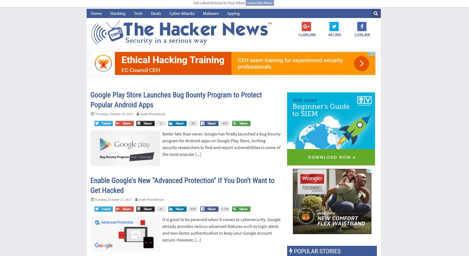 The 30 Best Cyber Security Blogs The 30 Best Cyber Security Blogs